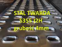 Blacha Lohr stalowa TWARDA 4mm 875 x 3000mm PRODUCENT Najazd Laweta