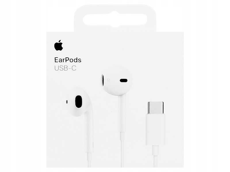 Oryginalne Słuchawki Apple EarPods USB-C Mikrofon MTJY3ZM/A Sklep Wawa