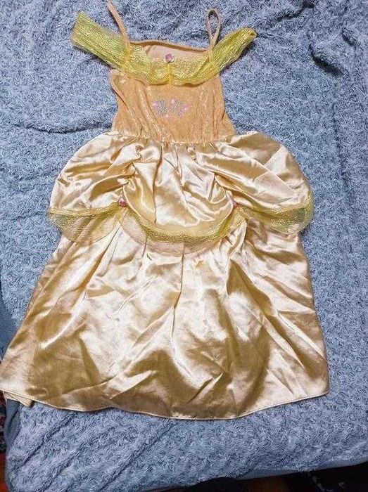 Карнавальное платье Белль красавица и чудовище 3-4, 5-6, 7-8 лет