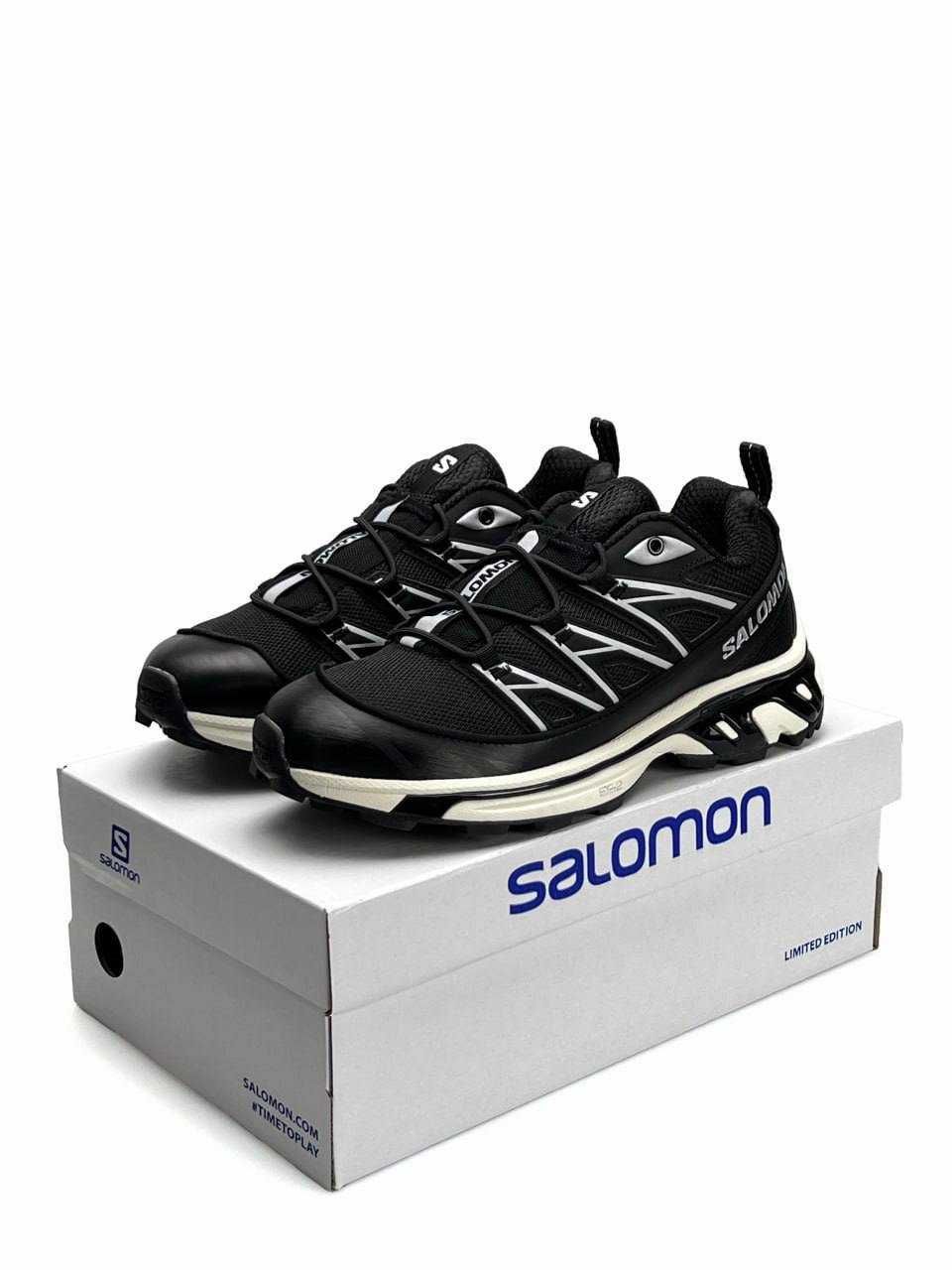Чоловічі кросівки Salomon XT-6 Expanse чорні з білим