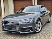Audi A4 2.0Tdi 190KM S-tronic 3xS-line sedan Bezwypadkowy fa vat23%