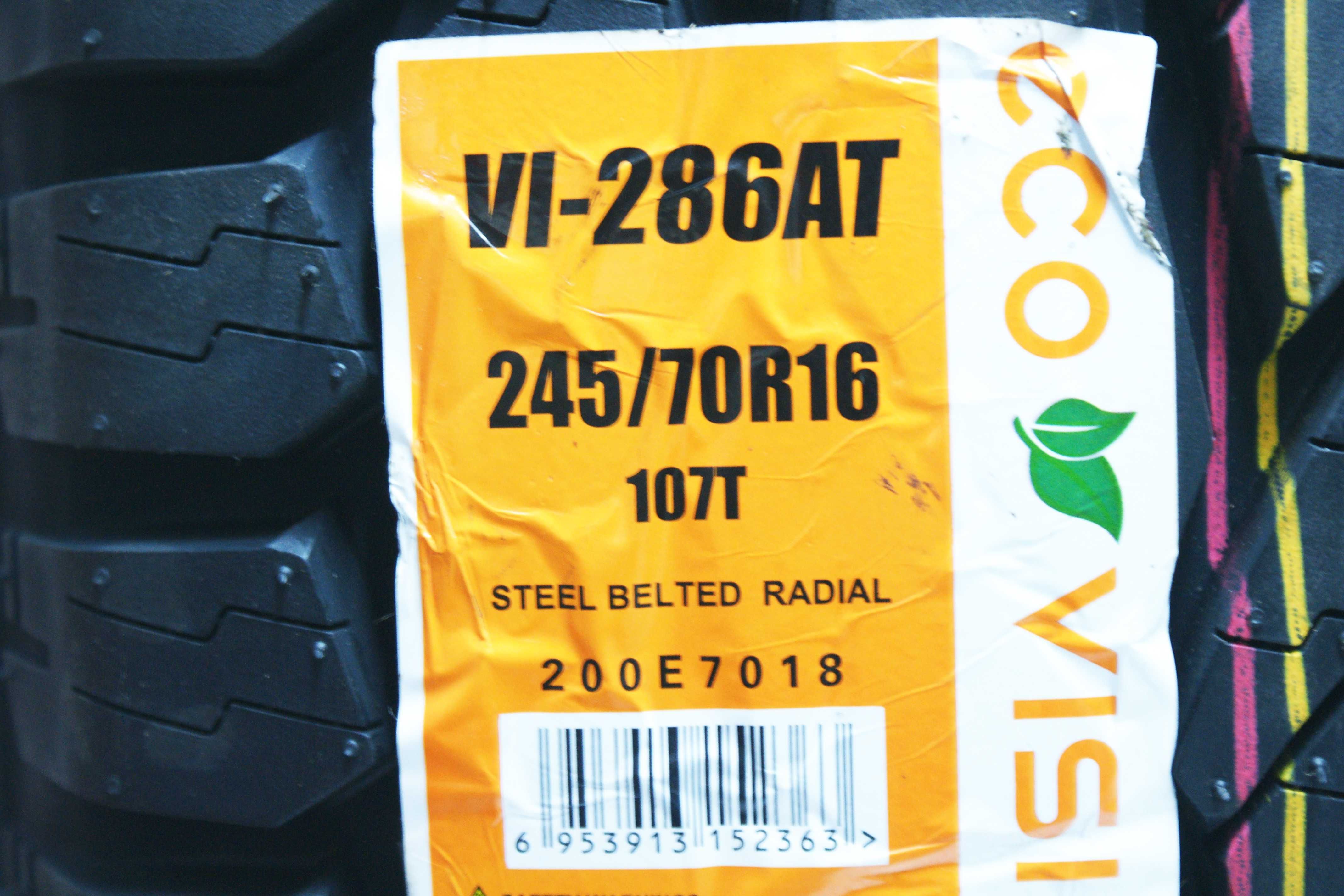 1x OVATION 245/70R16 107T EcoVision VI-286 AT