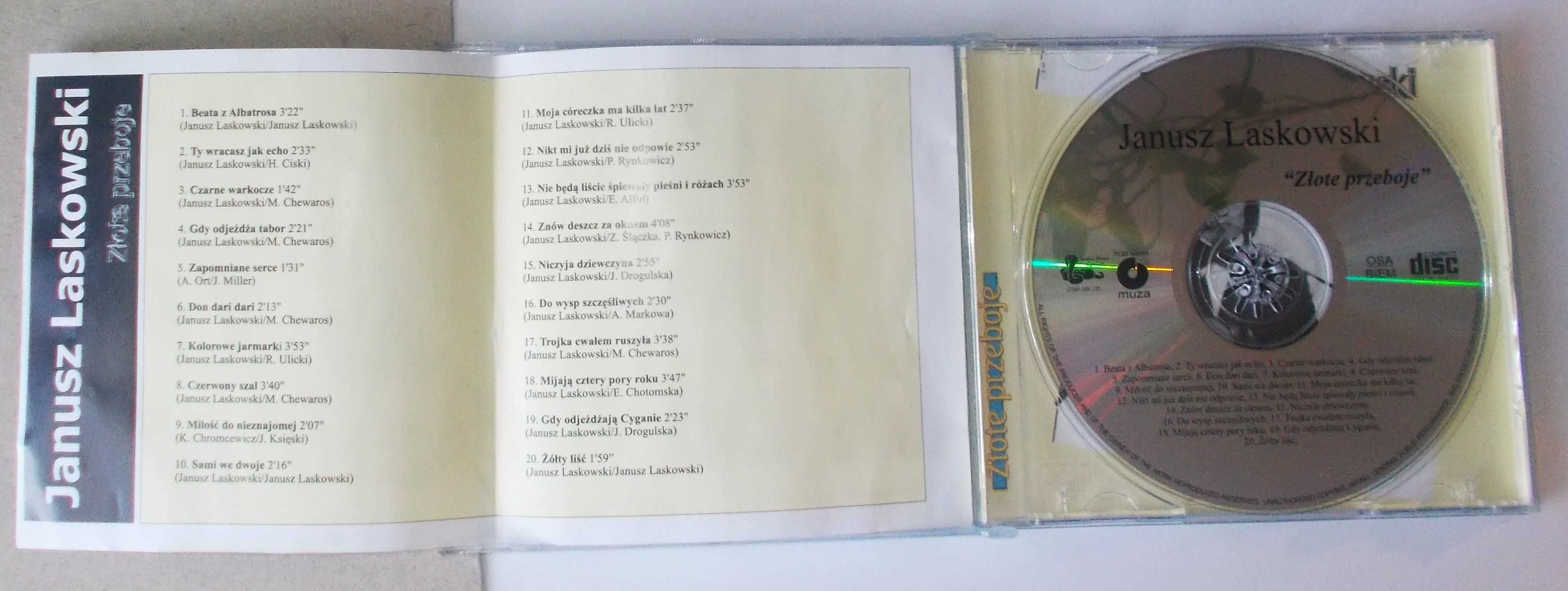 Janusz Laskowski Złote Przeboje CD