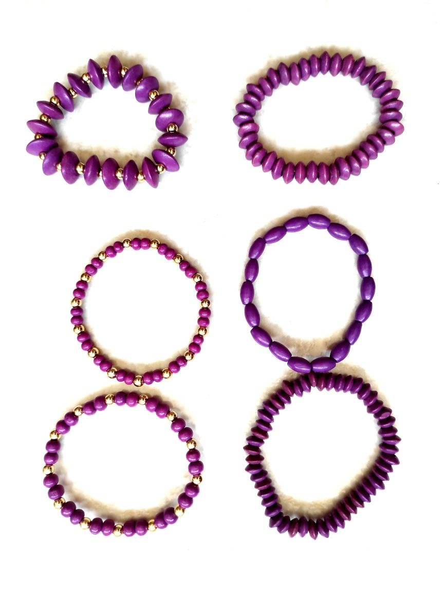 6 pulseiras  (nunca usadas)