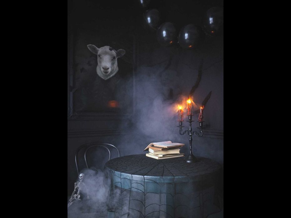 Obrus "pajęczyna" 124cm