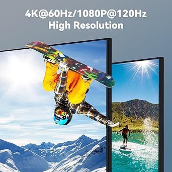 AILVLVNG Przełącznik KVM HDMI 2 PC 1 Monitor 4K 60 Hz