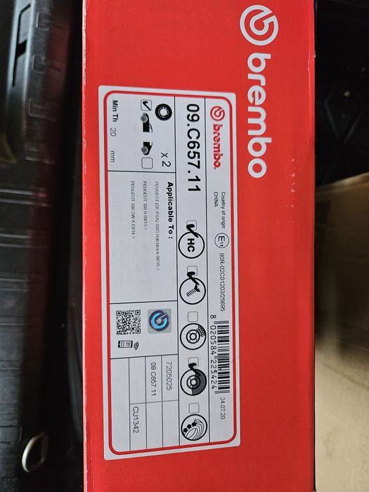 Discos e pastilhas Brembo