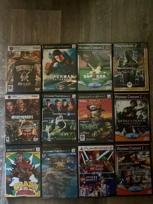Лот дисків для psp, xbox, ps2, sega