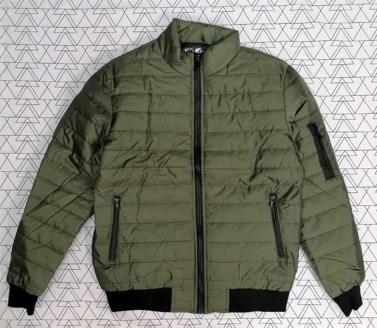 Kurtka męska przejściowa pikowana kolory L granatowa