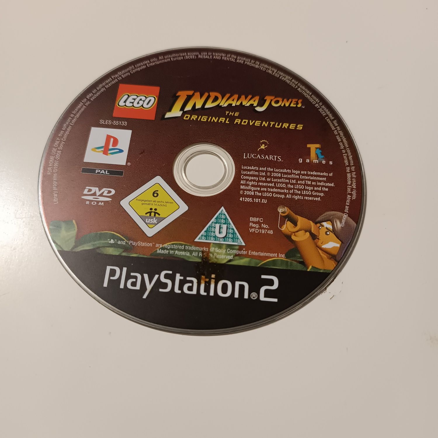 LEGO Indiana Jones PS2 PlayStation2