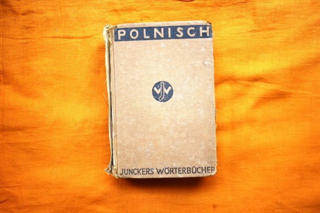 Антикварное издание: Словарь польско-немецкий 1943 г.