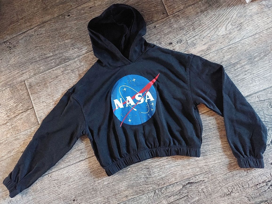 Bluza krótka na gumce H&M Nasa rozm.158/164/170