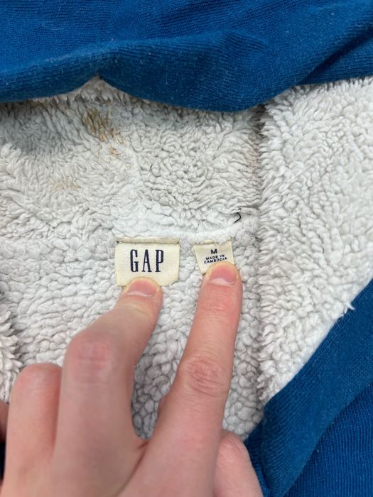 Ocieplana Bluza GAP big logo zipped