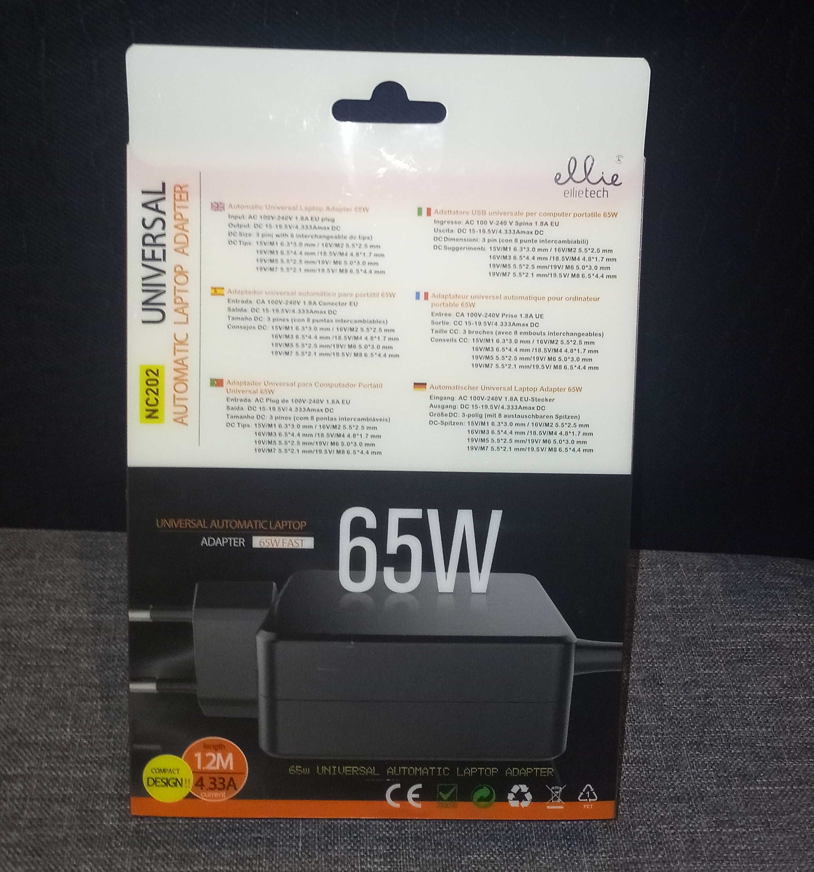 Carregador Universal 65W