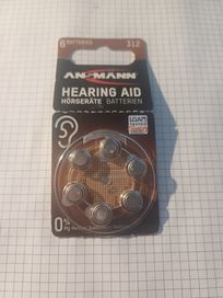 Baterie do aparatu słuchowego 312 hearing aid