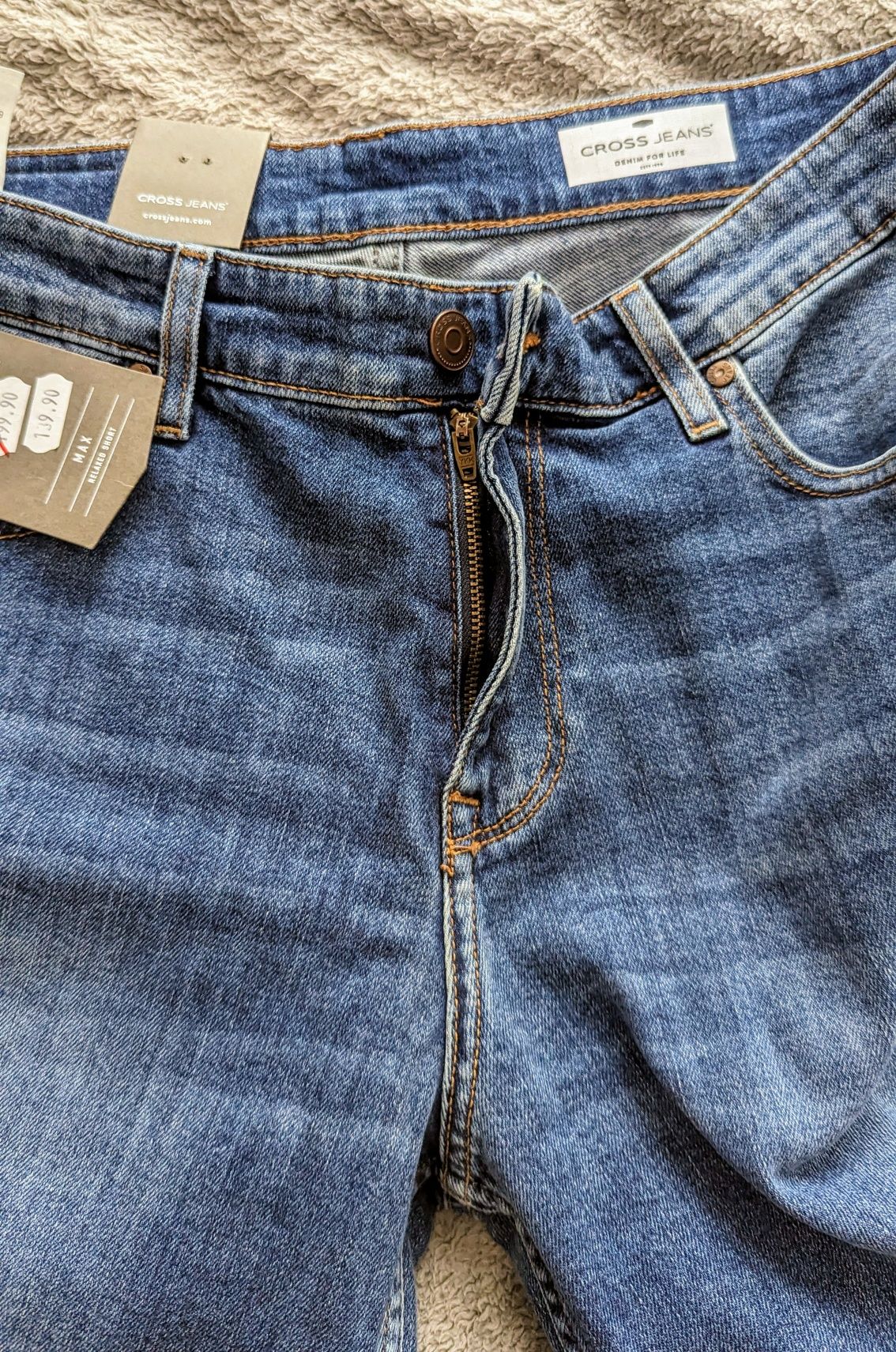 Dżinsowe szorty męskie Cross Jeans r. W33