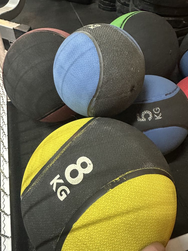 Bolas medicinais (kit de 10 bolas de 1kg a 10kg)