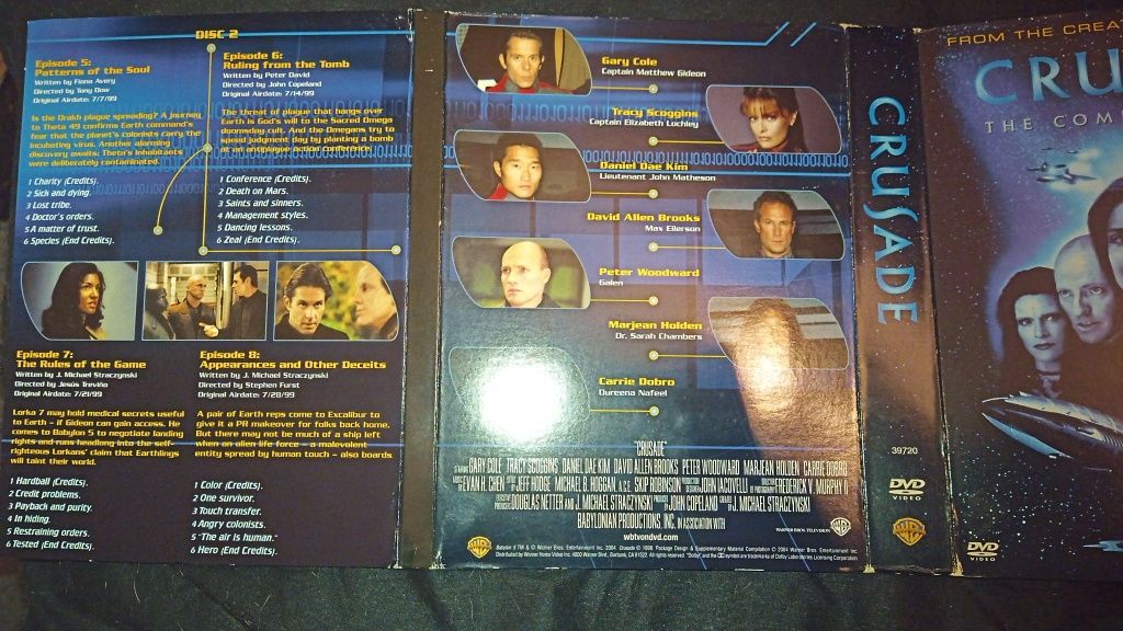 Crusade DVD Krucjata spinoff Babylon 5 science fiction cały sezon