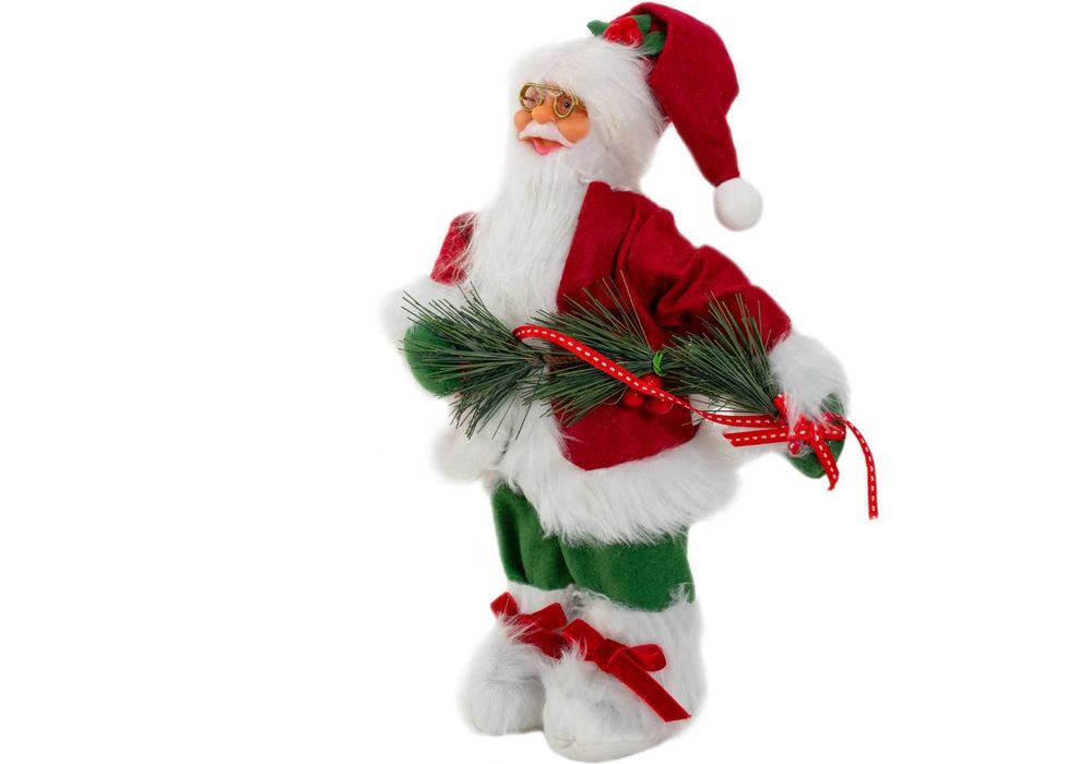 Ozdoba świąteczna Święty Mikołaj 30cm dekoracja Bożonarodzeniowa