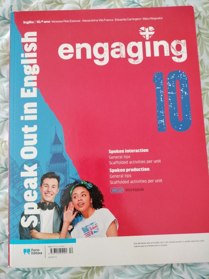 Caderno actividade engaging 10