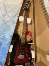 Gitara elektryczna Ibanez GRX70QA TRB +wzmaczniacz fender frontman 10G