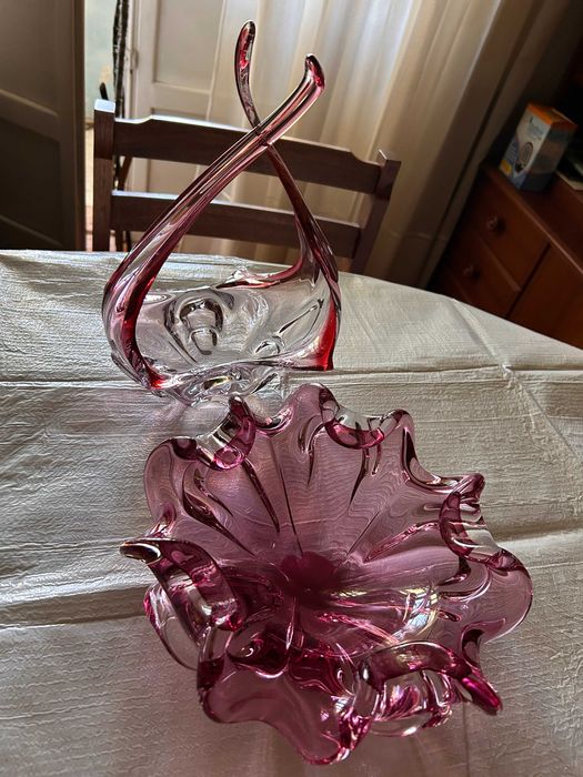 Peças decoraticas em vidro