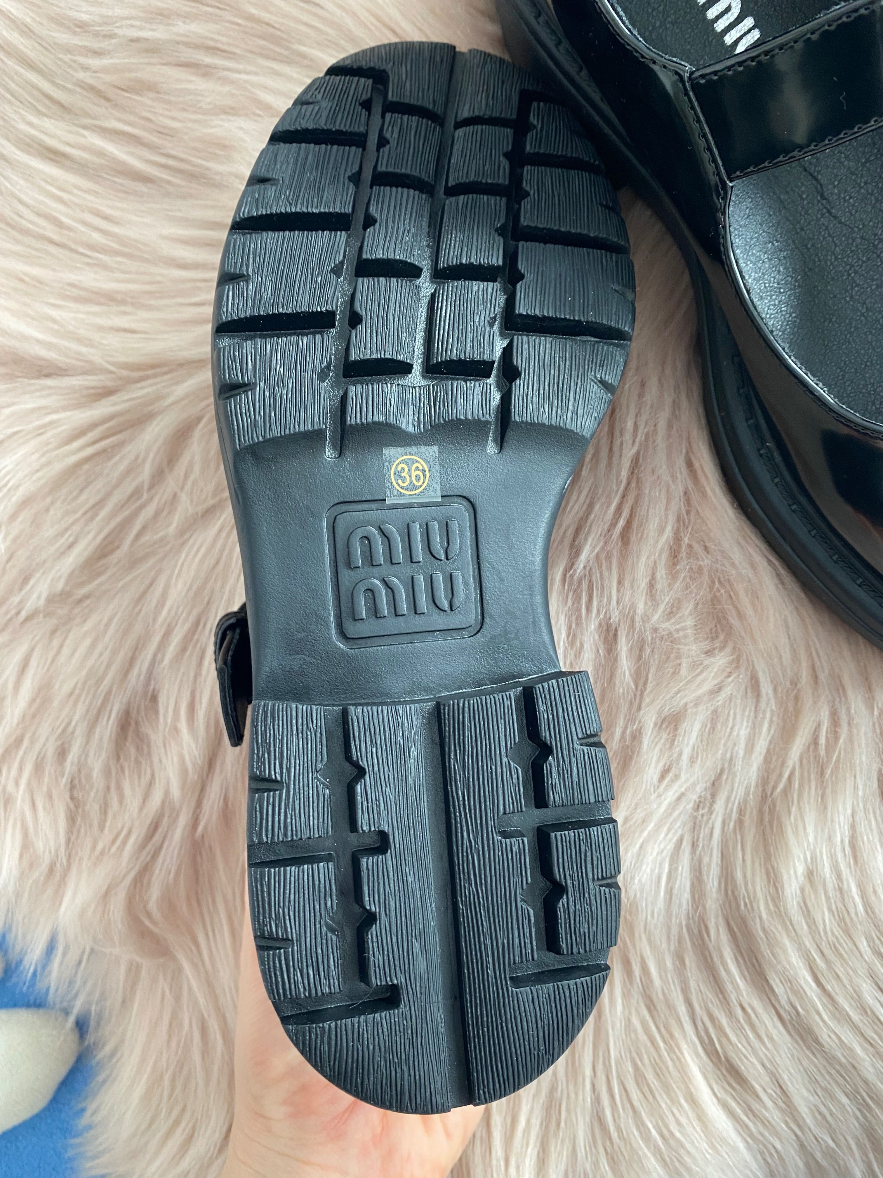 Loafersy buty miu miu nowe mokasyny 36 mary jane