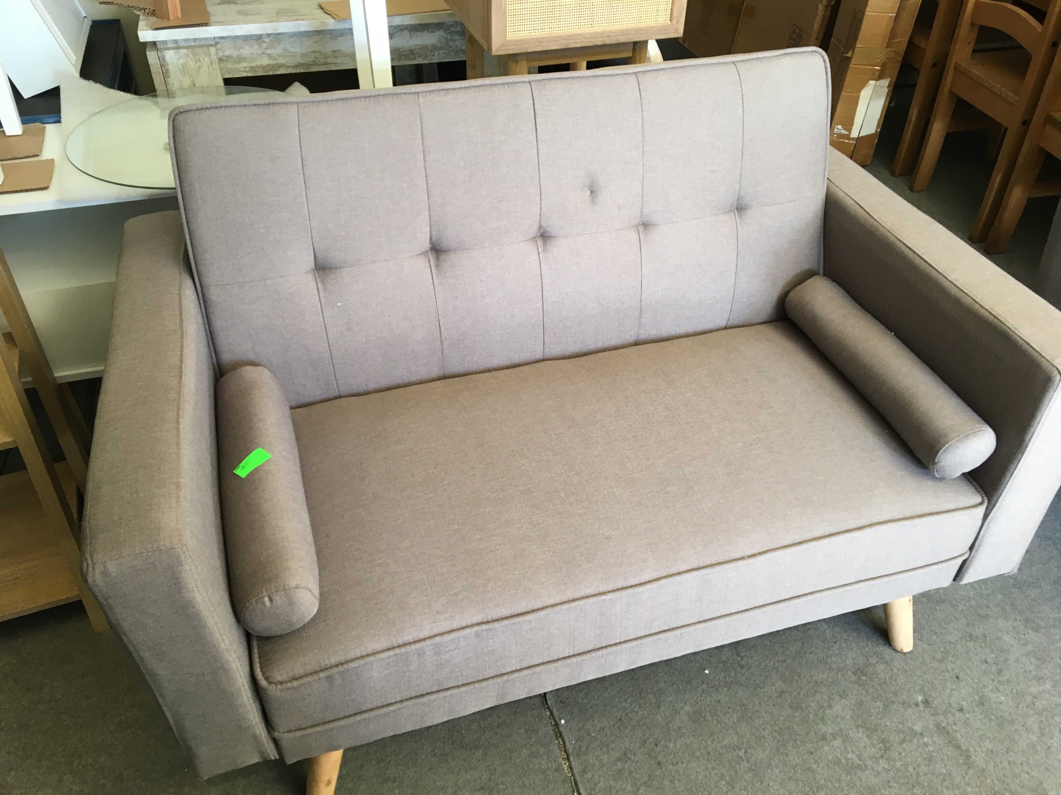 Sofa rozkładana szary popiel