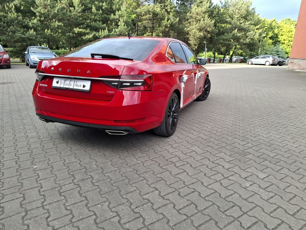 Auto do ślubu Skoda Superb