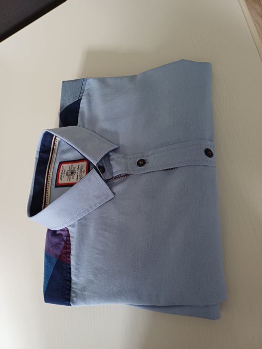 Męska koszula włoskiej firmy Doramafi rozm 3XL.