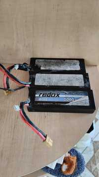 3X Pakiet Lipo 2S Redox 5000 MAH XT60