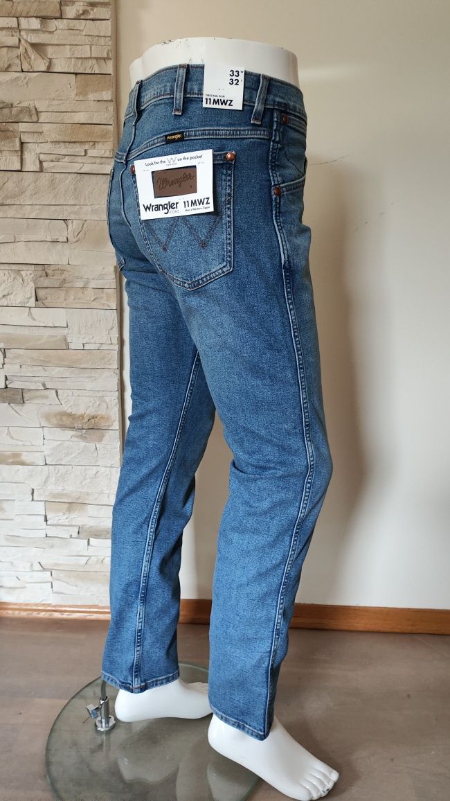 Wrangler 11MWZ 3 YEARS męskie jeansy ikona stylu 33/32 jak 34/32
