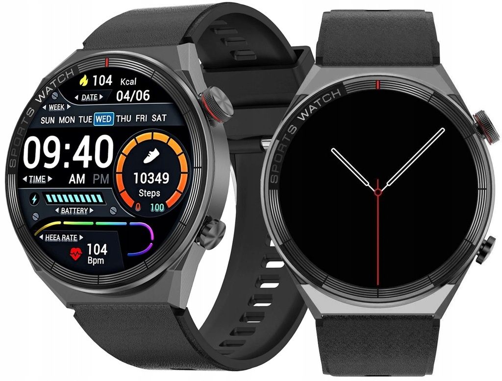 Smartwatch Zegarek Indukcja 1.5cala Rozmowy EKG PL