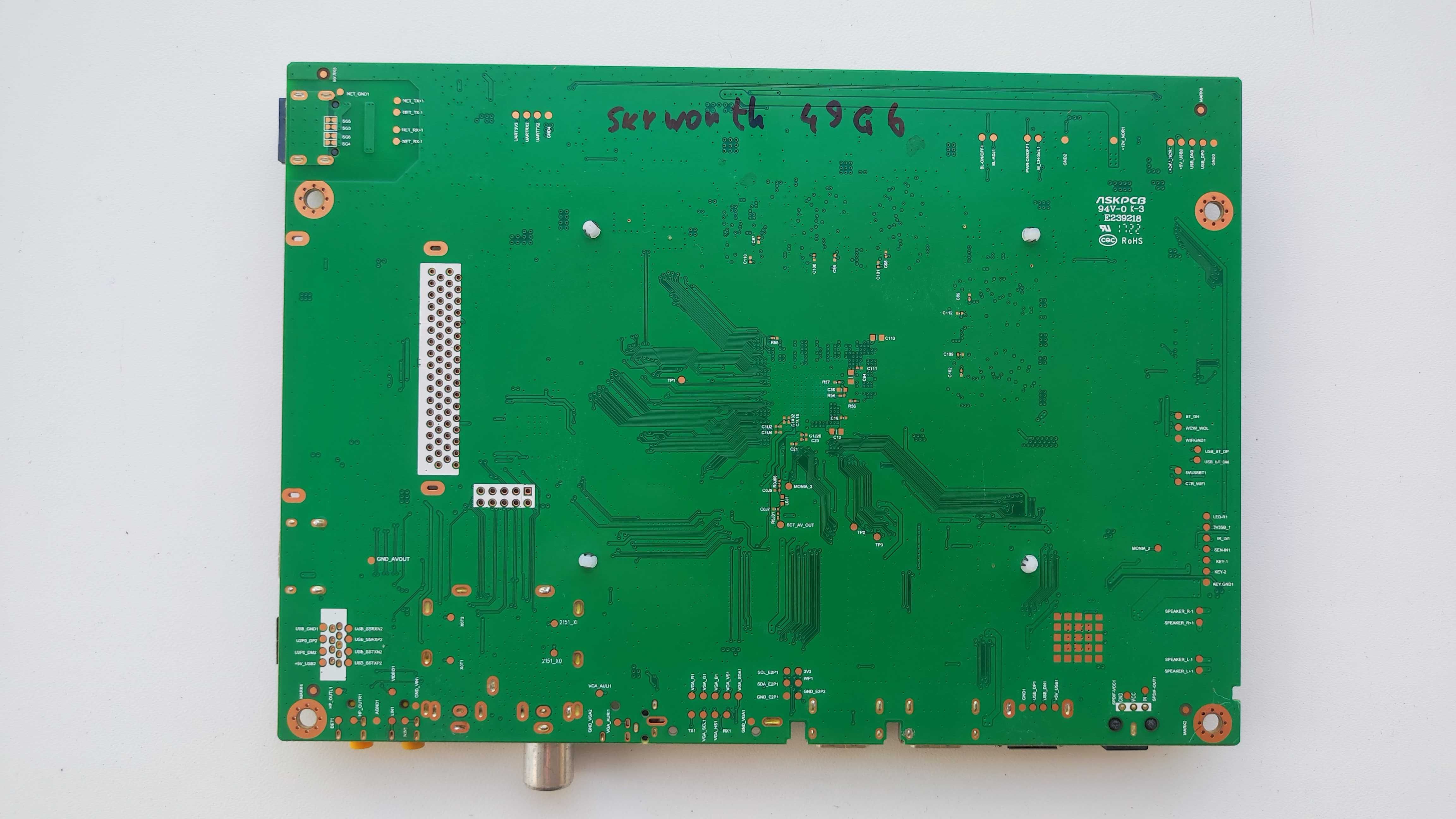 Плата main 5800-A9K02T-0P00 для тв Skyworth 49G6