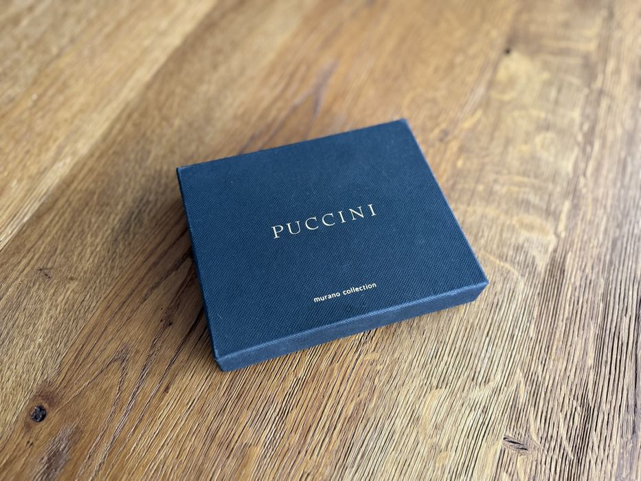 Portfel męski Puccini - NOWY, skórzany, brąz