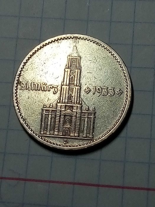 2 марки 1934 г D .,Германия - Третий рейх(юбилейная)