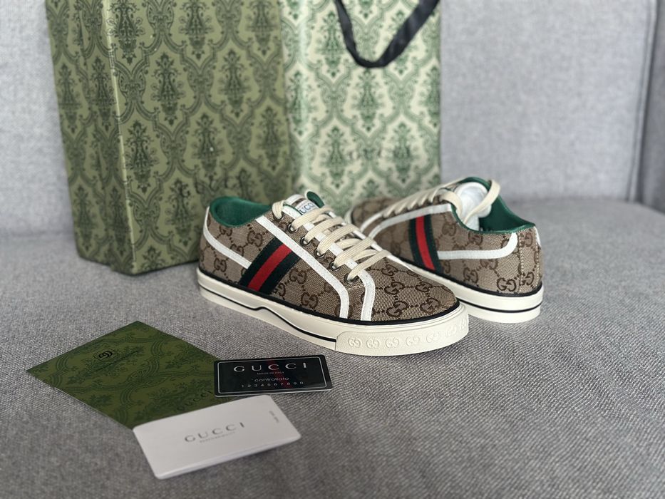 Кеди Gucci Tennis 1977 кросівки чоловічі жіночі люкс гуччи