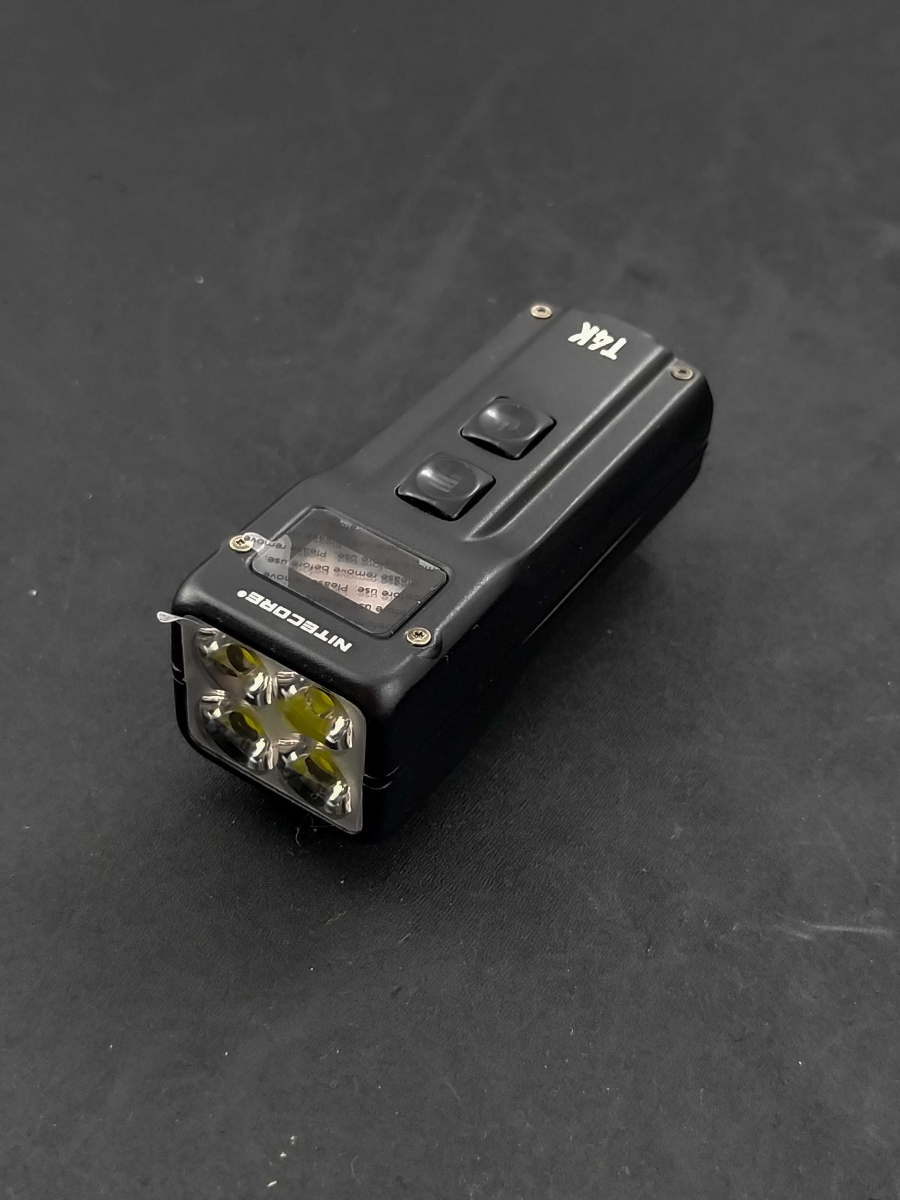 Надпотужний наключний, EDC Nitecore T4K з OLED дисплеєм (USB Type-C)