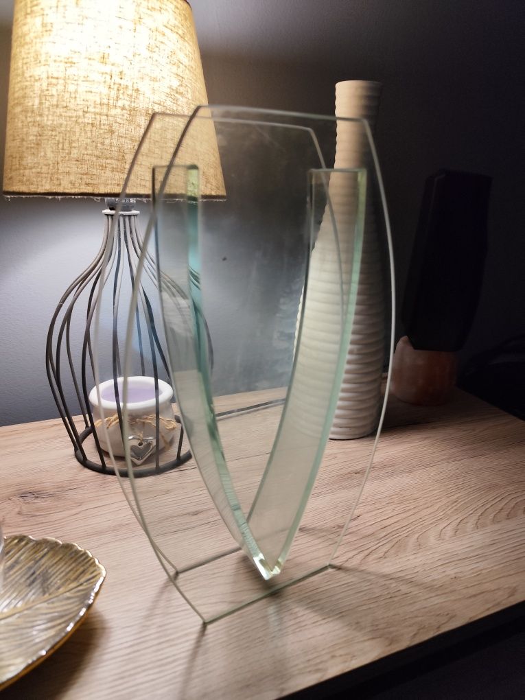 Wazon krysztal Ghost Post Modern 1980 Vintage