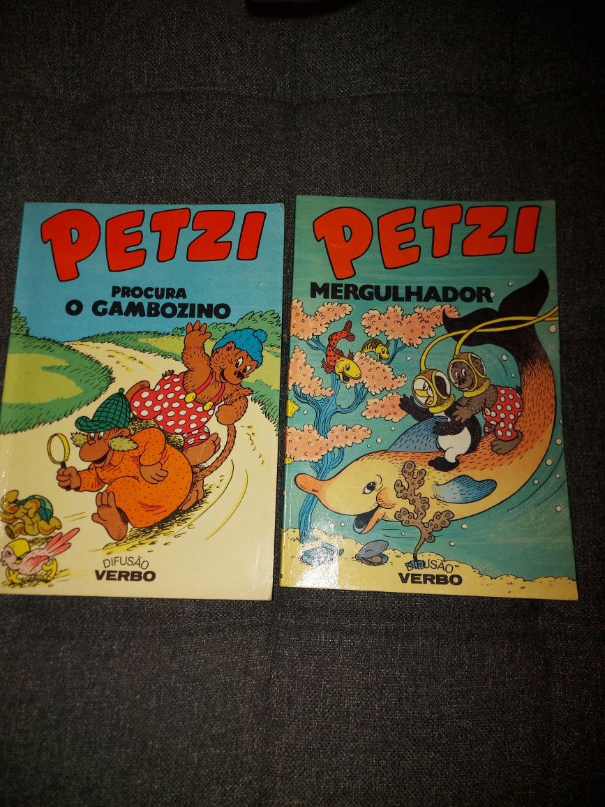 Livros infantis - Petzi