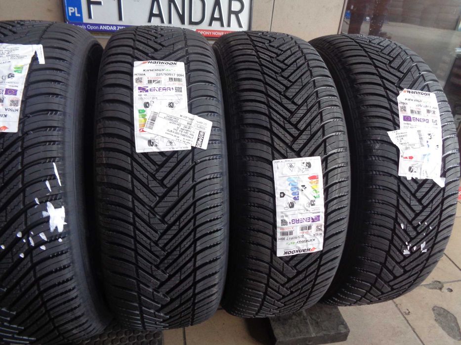 225/60R17 HANKOOK Kinergy 4S2 , Nowe Opony Całoroczne , ANDAR Poleca