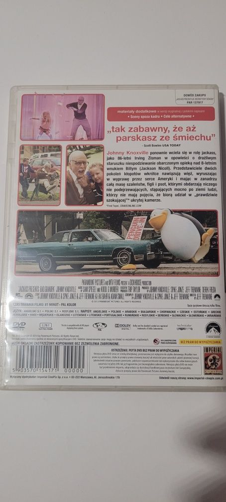 Jackass  bezwstydny dziadek dvd