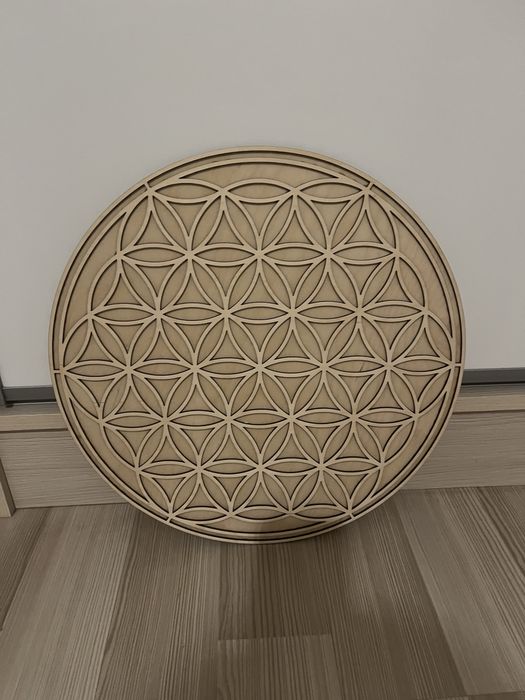 Ozdoba drewniana dekoracja Kwiat Zycia