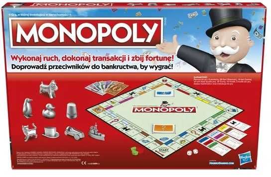 Monopoly Classic gra planszowa nowe wydanie C1009 - NOWA