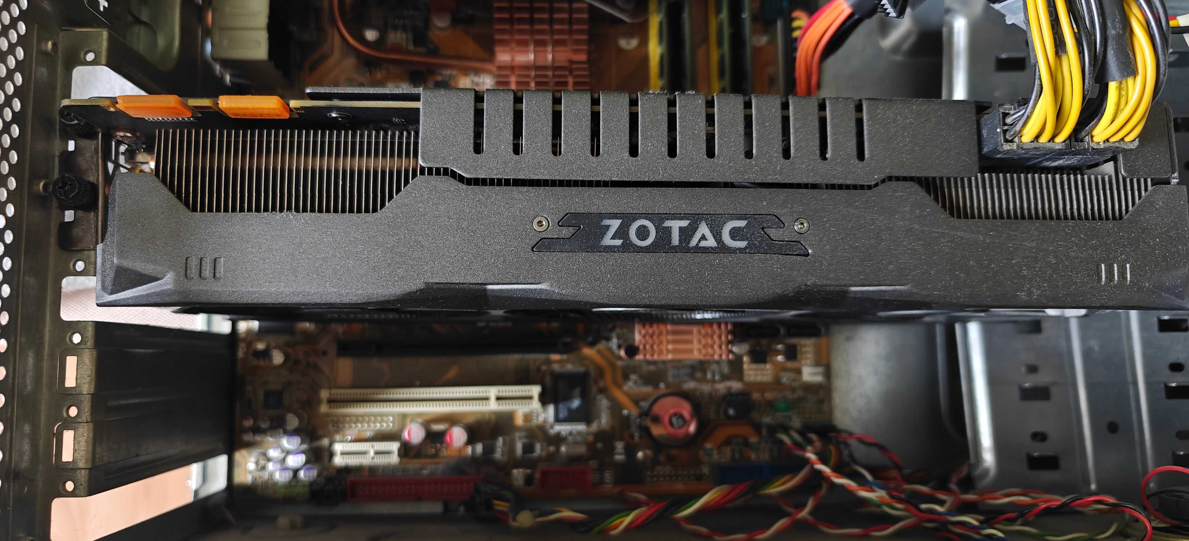 Komputer Intel Q9550 ssd 128gb 4x2GB  GF 980ti zasilacz 750w Monitor