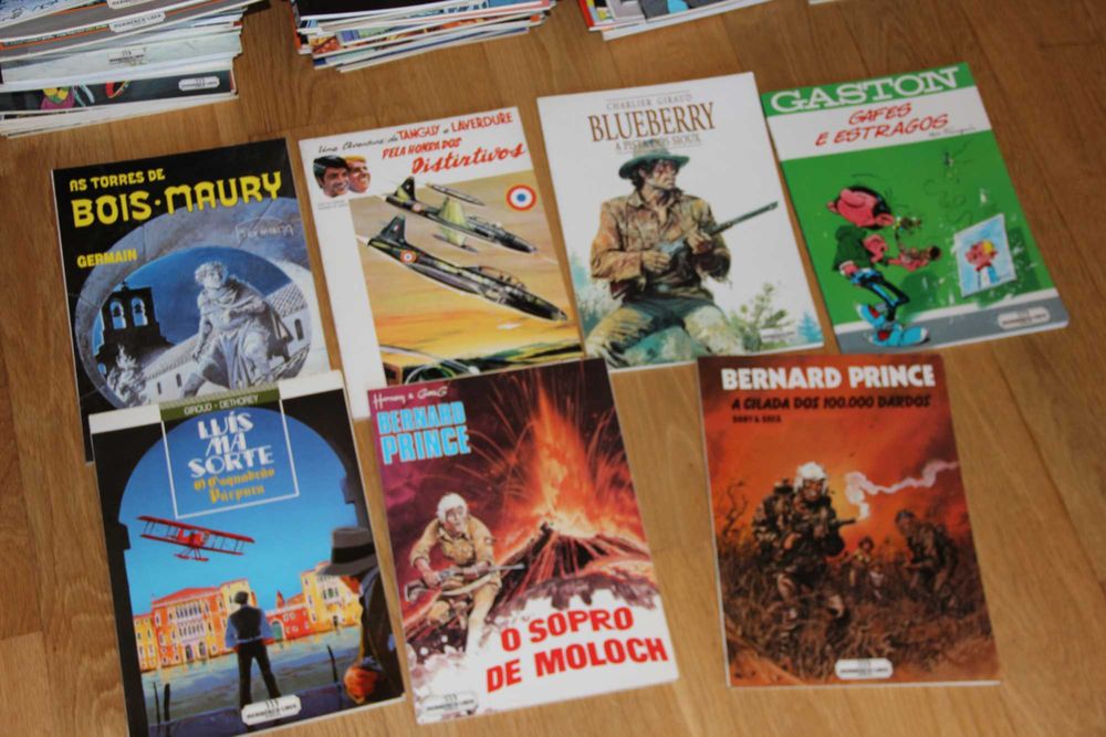 Banda Desenhada Meribérica, mais de 100 Volumes, Bluberry, Valerian...