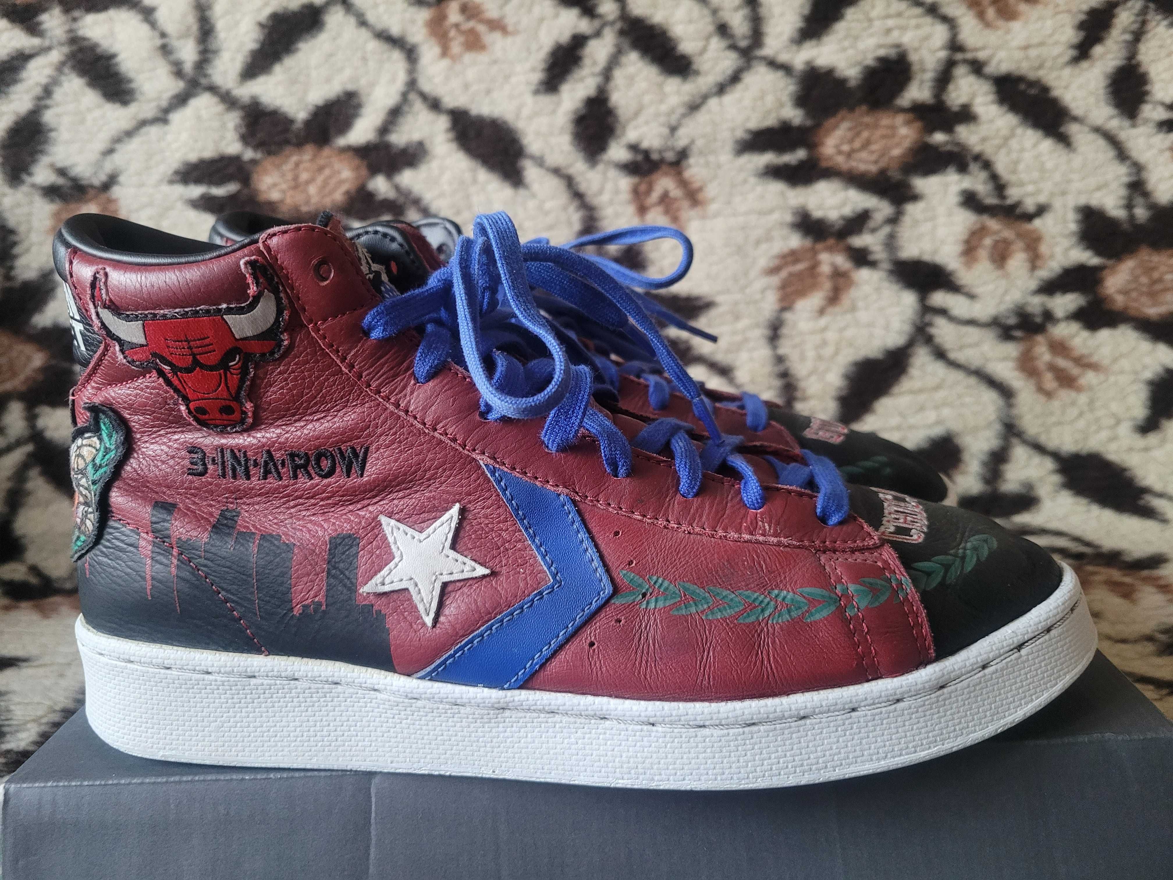 Ekstra trampki Converse xChinatown Chicago Bulls Cham wkł.27,5cm skóra