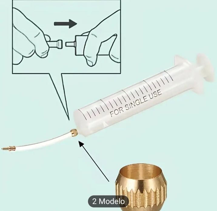 Kit óleo mineral para travões hidráulicos bicicleta