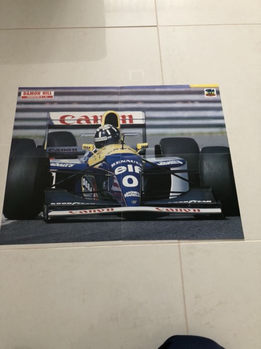 Poster Damon Hill Formula 1