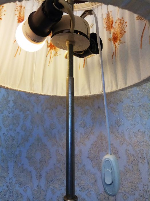 Торшер советский лампа напольная на 2 лампочки